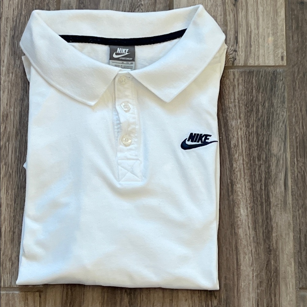 Nike Men's Classic White Polo Shirt